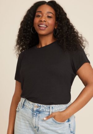 Plus Size 24/7 Kennedy Crew Neck Tee