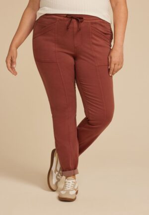 Plus Size Weekender High Rise Tapered Pant