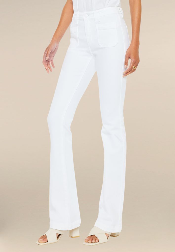 KanCan™ White Patch Pocket High Rise Bootcut Jeans