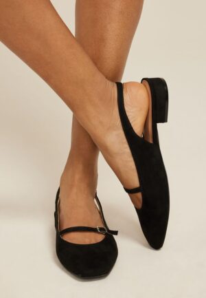 SuperCush Gabby Slingback Buckle Flat