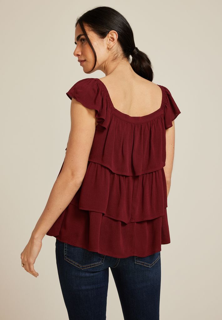 Tiered Babydoll Blouse - Image 2