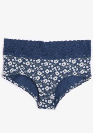 Simply Comfy Cotton Floral Boybrief Panty