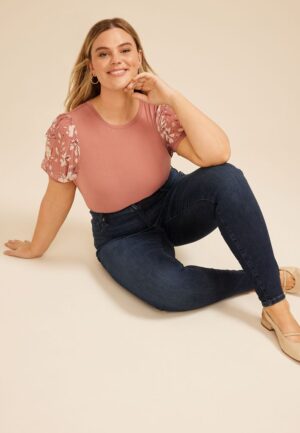 Plus Size m jeans by maurices&trade; Dark Sculpt High Rise Skinny Jean