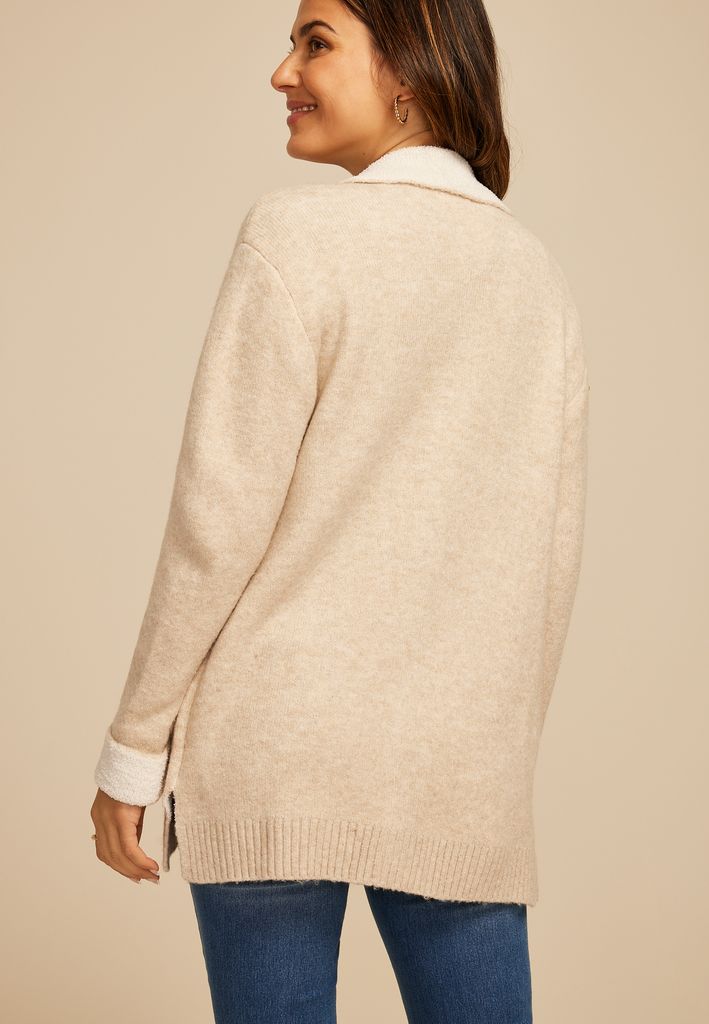 Teddy Lined Shacket - Image 2