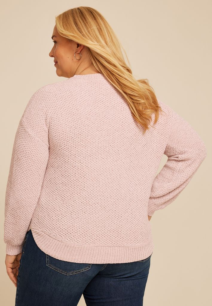 Plus Size Chenille Sweater - Image 2