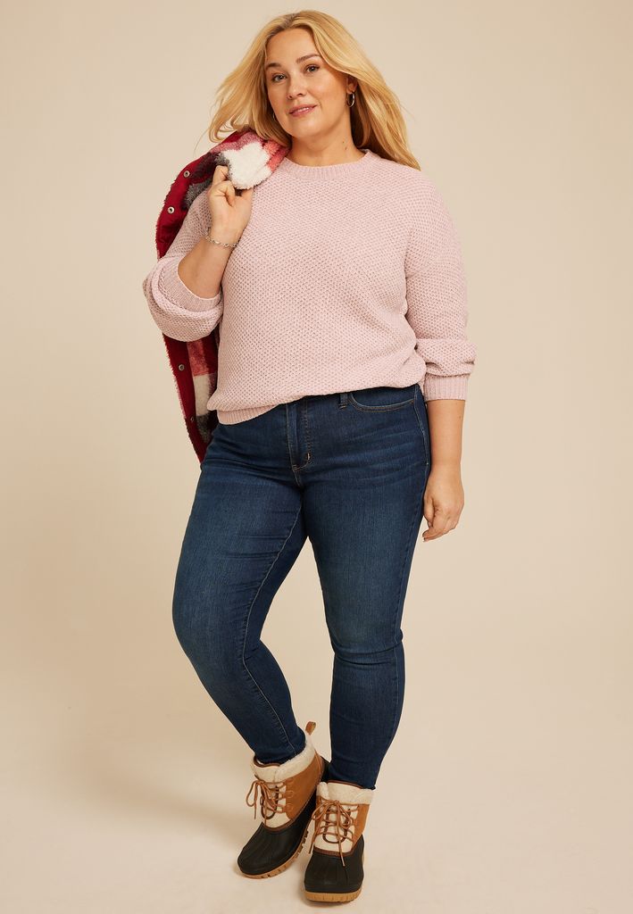 Plus Size Chenille Sweater - Image 3