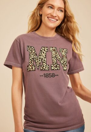 Leopard State Relaxed Graphic Tee