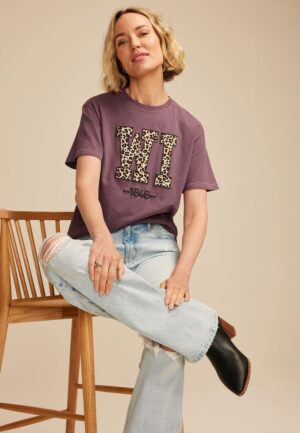 Leopard State Relaxed Graphic Tee