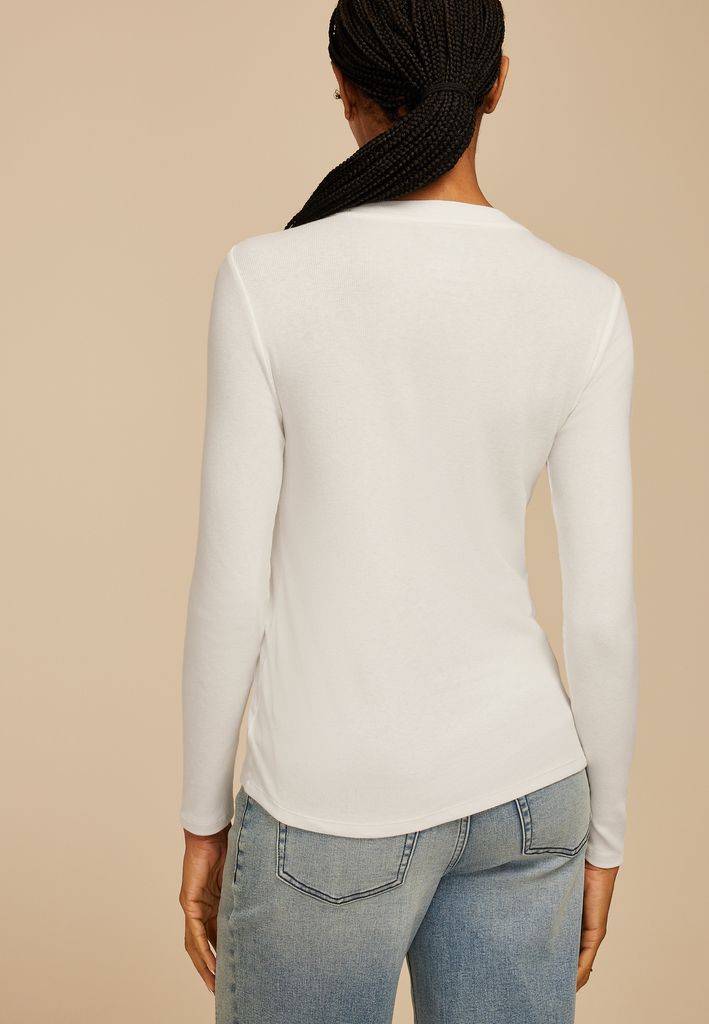 24/7 Ada Ribbed Long Sleeve Tee - Image 2