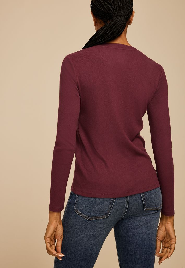 24/7 Ada Ribbed Long Sleeve Tee - Image 2