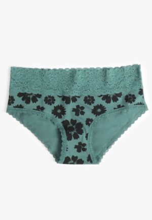 Simply Comfy Cotton Floral Hipster Panty