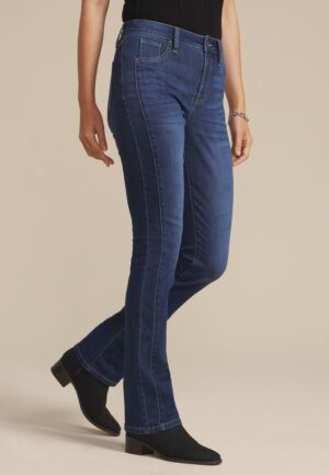 Everflex&trade; Dark High Rise Side Seam Slim Boot