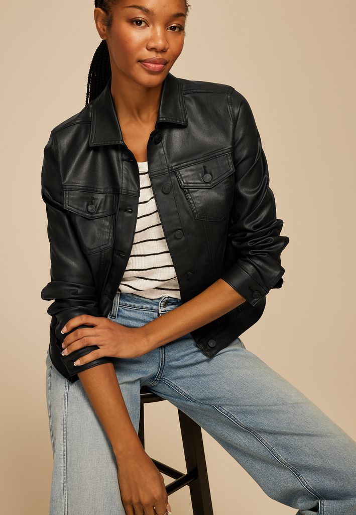 Black Coated Jacket - Image 3