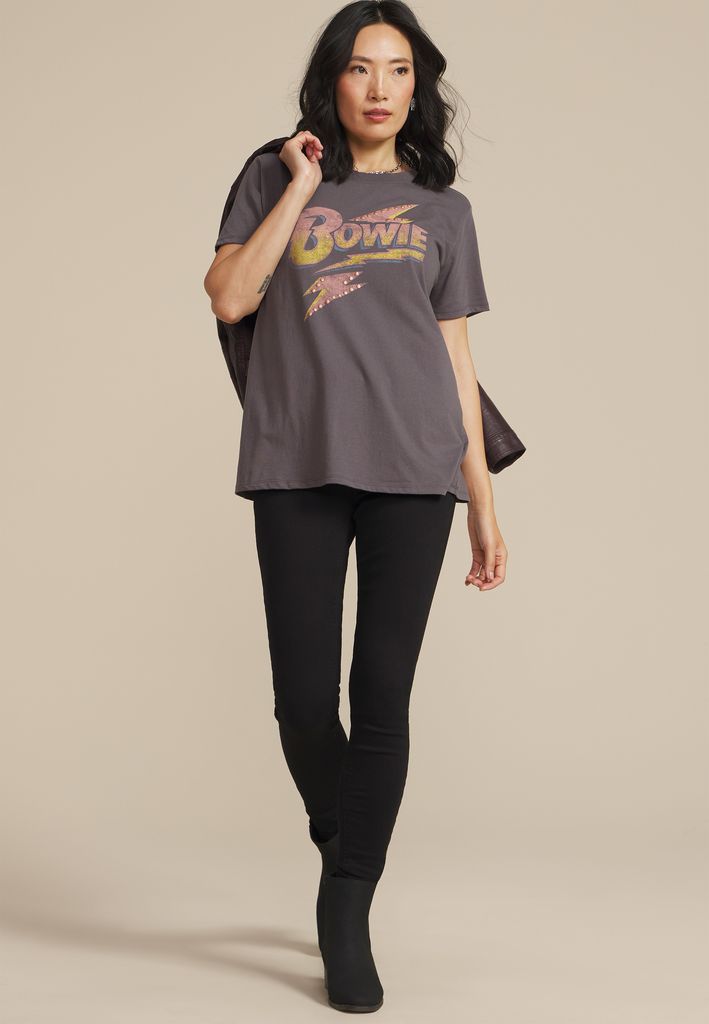 Bowie Oversized Fit Graphic Tee - Image 3