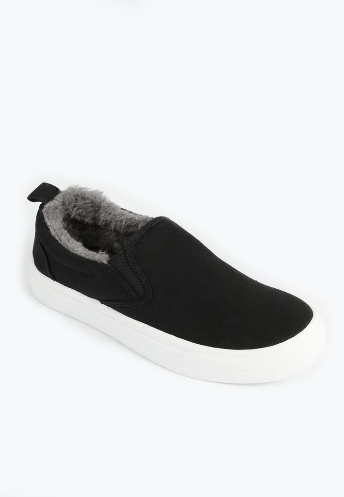 SuperCush Kate Faux Fur Lined Slip On Sneaker