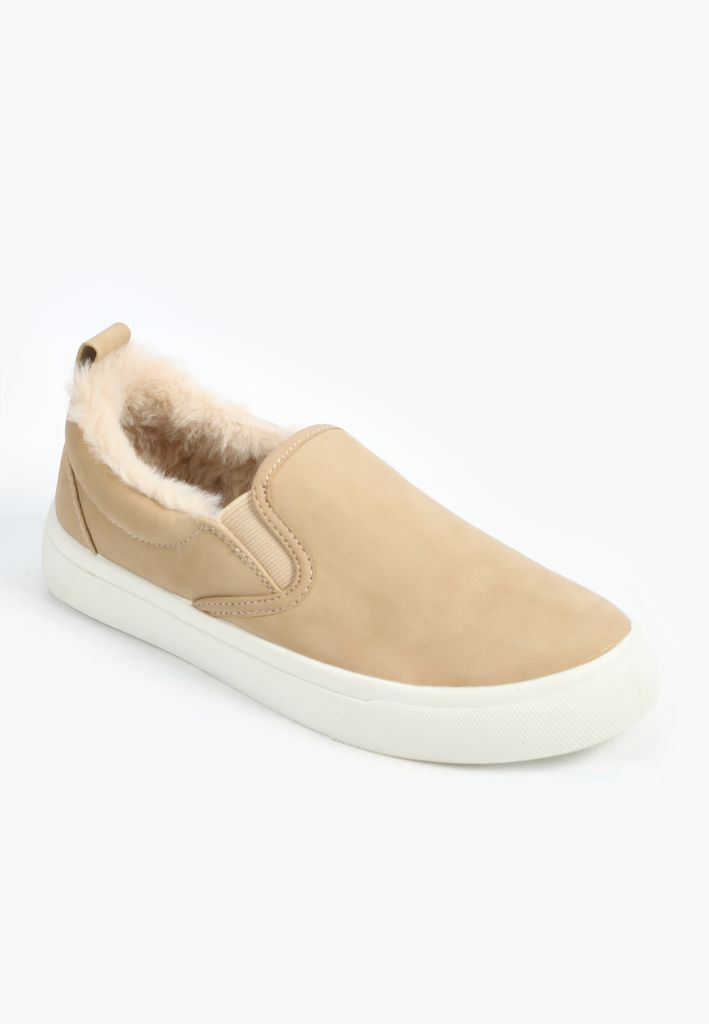 SuperCush Kate Faux Fur Lined Slip On Sneaker