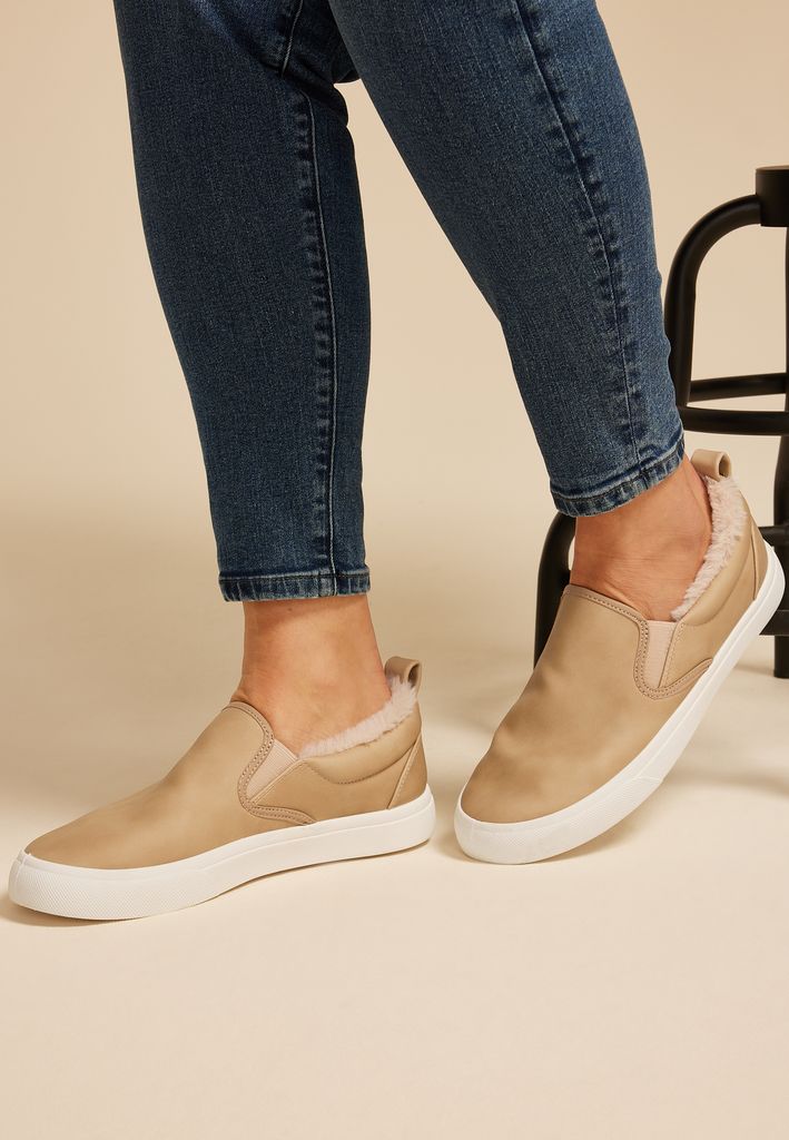 SuperCush Kate Faux Fur Lined Slip On Sneaker - Image 3