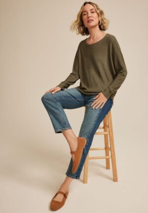 24/7 Dakota Diagonal Seam Long Sleeve Tee