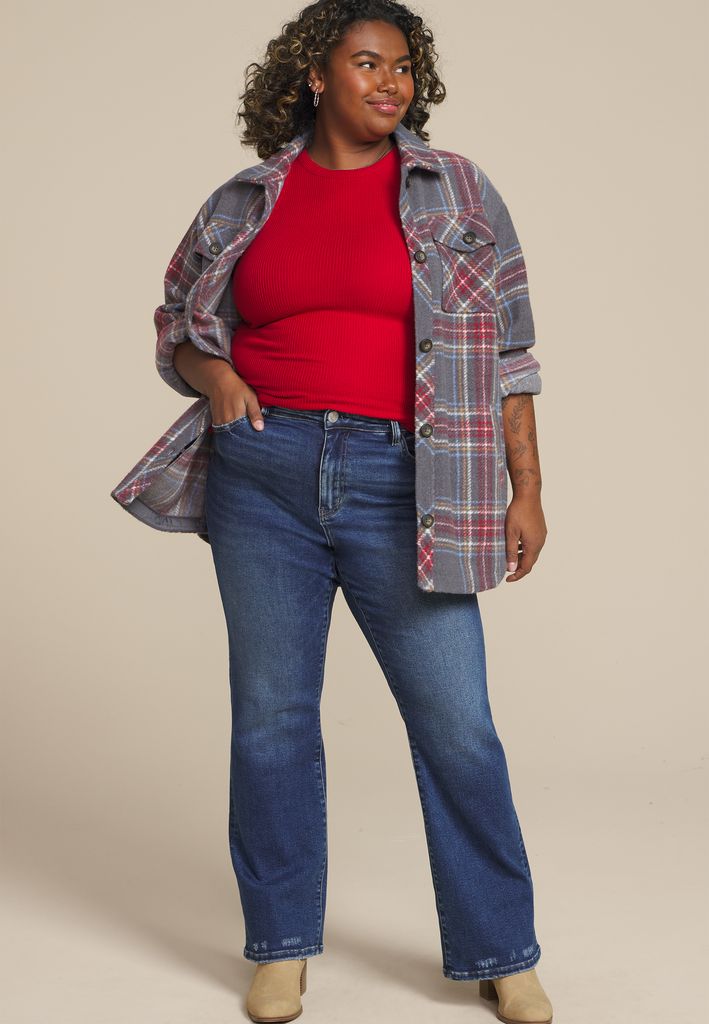 Plus Size 24/7 Cozy Highline Ribbed Tank Top - Image 3