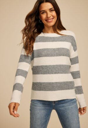 Stripe Knit Sweater