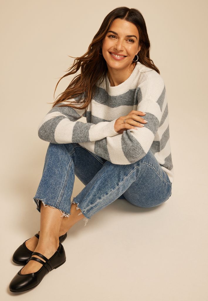 Stripe Knit Sweater - Image 3