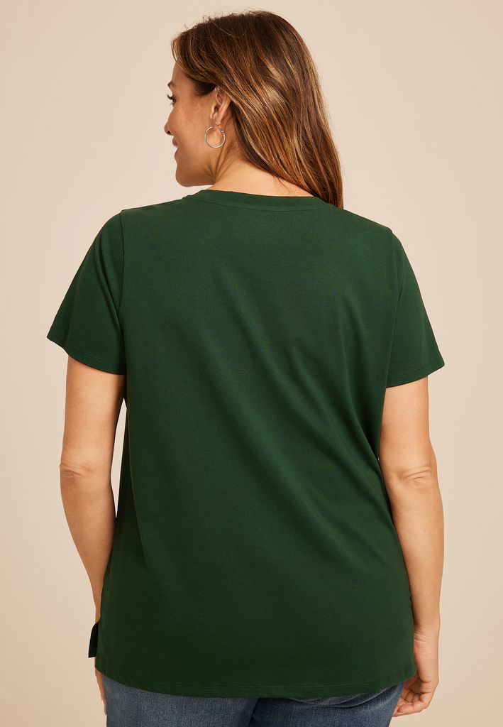 Plus Size Home For The Holidays Classic Fit Graphic Tee - Image 2