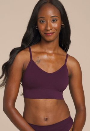 True Stretch Cable Knit Seamless Bralette