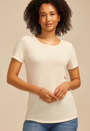 24/7 Textured Kennedy Crew Neck Tee