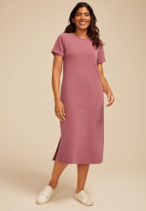 Cloud Scuba Knit Midi Dress