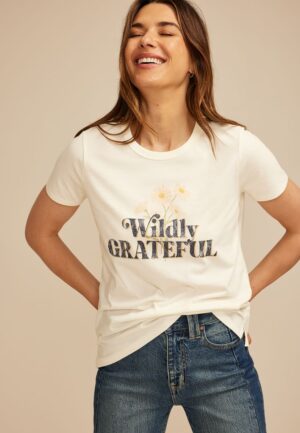 Wildly Grateful Classic Fit Graphic Tee