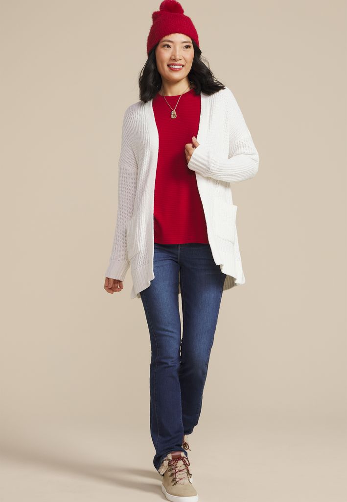 24/7 Ottoman Rib Long Sleeve Tee - Image 3