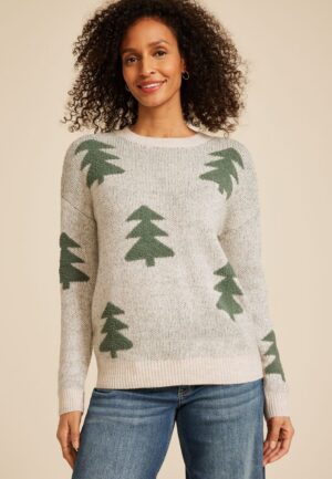 Evergreen Teddy Knit Sweater