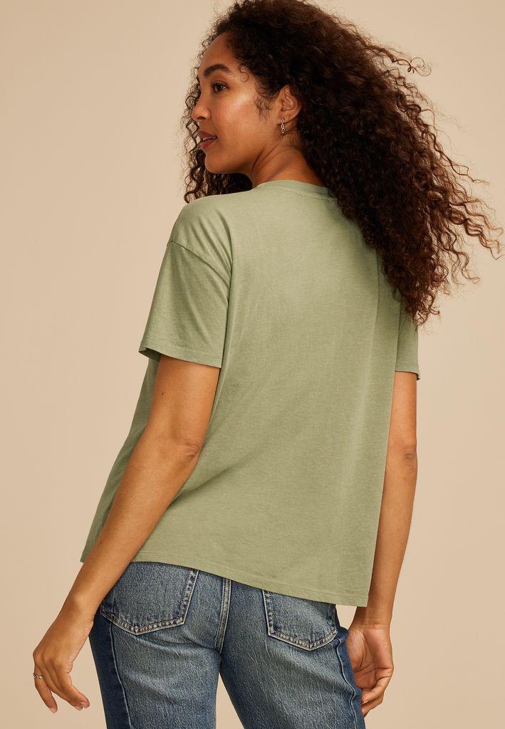 All Good Things Are Wild And Free Relaxed Graphic Tee - Image 2