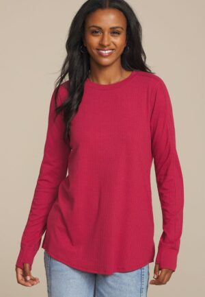 Ribbed Tunic Top