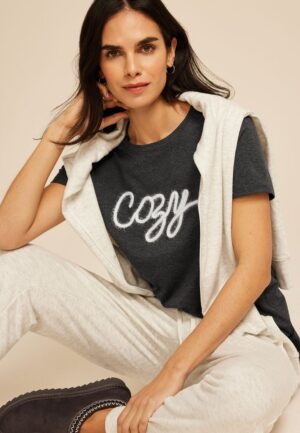 Cozy Classic Fit Graphic Tee