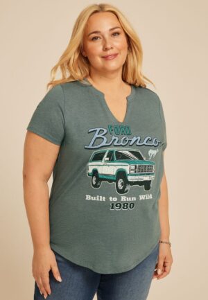 Plus Size Ford Bronco Classic Fit Graphic Tee