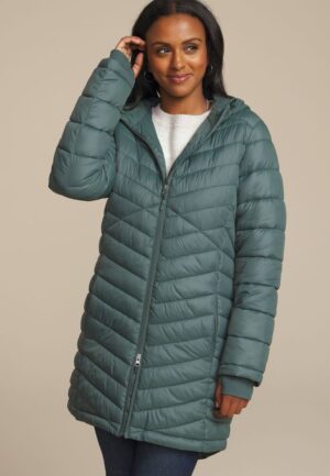 Hooded Long Puffer Jacket