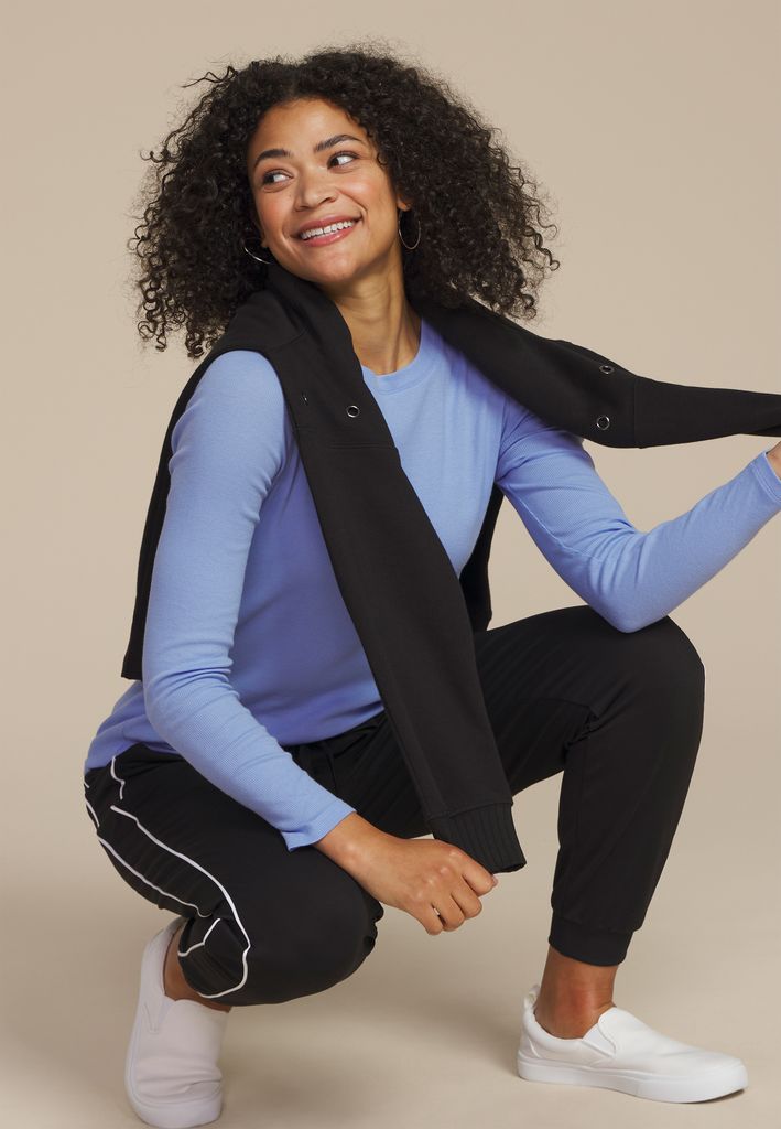 24/7 Ada Ribbed Long Sleeve Tee - Image 3