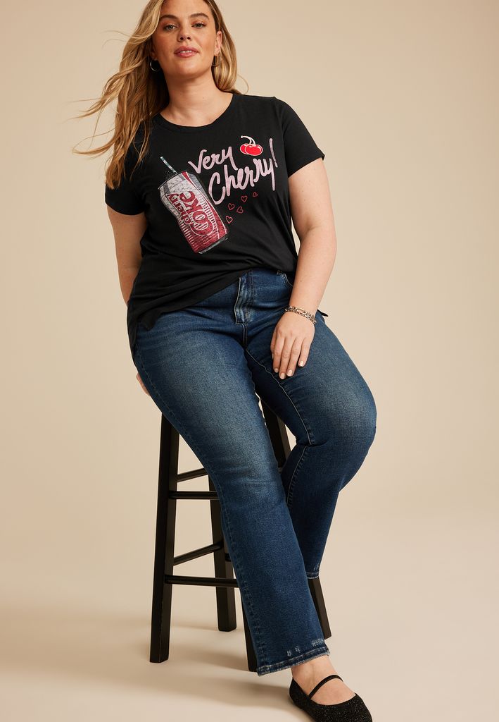 Plus Size Cherry Coke Classic Fit Graphic Tee - Image 3