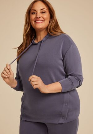 Plus Size Cloud Scuba Knit Hoodie