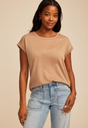 24/7 Textured Clara Tee