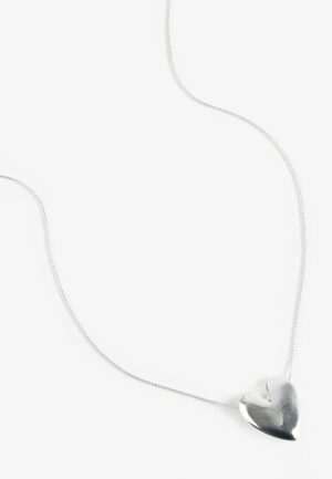 Silver Heart Pendant Necklace